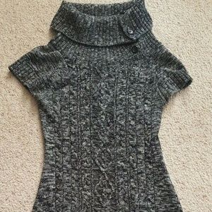 Calvin Klein XS Shrt Sleeve CowlNeck Sweater Dress